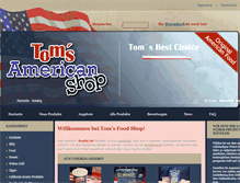 Tablet Screenshot of american-food.com